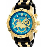 Relógio Invicta Pro Diver 23426 Original Banhado Ouro Maleta