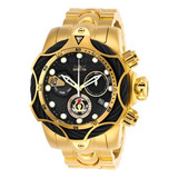 Relógio Invicta Reserve Venom 26654 Completo Banhado A Ouro