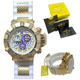 Relógio Invicta Subaqua Noma 3 Branco 18528 Genuíno Original