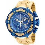 Relógio Invicta Thunderbolt Dourado Azul 21347 Masculino