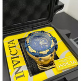 Relógio Invicta Thunderbolt Dourado Azul 21347