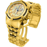 Relógio Invicta Zeus Bolt Skeleton Gold