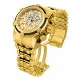 Relógio Invicta Zeus Bolt Skeleton Gold