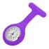 Relógio Lapela Roxo Saúde Enfermagem Medico Broche Bolso