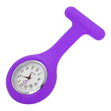 Relógio Lapela Roxo Saúde Enfermagem Medico