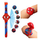 Relógio Led Infantil Homem Aranha Super Herói Menino Smart