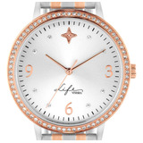 Relógio Life Feminino Aço Prateado E Rosé