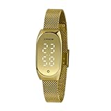 Relógio LINCE Feminino Dourado Digital LDG4706L