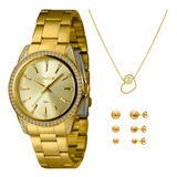 Relogio Lince Feminino Dourado