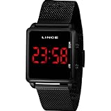 Relógio Lince Masculino Ref: Mdn4596l Pxpx Digital Led Black