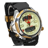 Relógio Masculino Aqualand C500 Americano Série Ouro Borrach