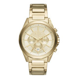 Relógio Masculino Armani Exchange Dourado Ax2602 4dn