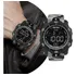 Relógio Masculino Digital De Pulso Esportivo Com Pulseira De Silicone À Prova D' Água Camuflado Militar Tático Redondo Com Cronômetro, Alarme, Calendário E Iluminação Noturna - Mo10900b/8f Mormaii