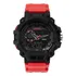 Relógio Masculino Digital E Analógico Esportivo De Pulso Com Pulseira De Silicone À Prova D' Água Vermelho E Preto Resistente Shock Tático Militar Urbano Surf Action - Moad1105aa/8r Mormaii