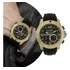 Relógio Masculino Digital E Analógico Ponteiro De Pulso Com Movimento Quartzo E Pulseira De Silicone À Prova D' Água Em 10 Atm Redondo Grande Luxo Elegante Preto E Dourado Mo11200a/8d Mormaii