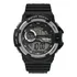 Relógio Masculino Digital Esportivo De Pulso Com Pulseira Em Silicone À Prova D' Água Resistente Shock Tático Com Cronômetro, Alarme, Calendário, Iluminação Noturna - Mormaii Wave Preto Mo3660ag/8k