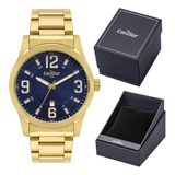 Relógio Masculino Dourado Condor Ouro 18k Original Garantia