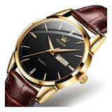Relogio Masculino Dourado Social