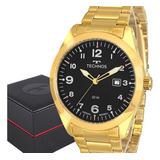 Relogio Masculino Dourado Technos