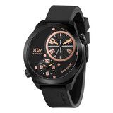 Relógio Masculino Dourado X watch Aço Original Xmgs1036