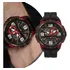 Relógio Masculino Esportivo Digital E Analógico De Pulso Com Pulseira De Silicone À Prova D' Água Preto E Vermelho Surf Com Cronômetro, Alarme, Calendário E Iluminação Noturna - Mormaii Mo18766/8p