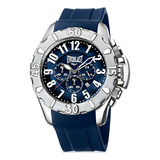 Relógio Masculino Everlast Azul A Prova D'água 100 M C