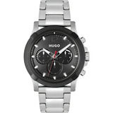 Relógio Masculino Hugo Boss Aço Inox Prateado Luxo Original