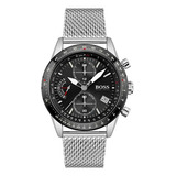 Relógio Masculino Hugo Boss Em Aço Inoxidável 1513886 Pilot Chrono