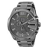 Relógio Masculino Mega Chief Dz4282 Cronógrafo Aço Inoxidável Complero Nota Fiscal