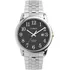 Relogio Masculino Prata Timex Indiglo Fundo Preto Analógico