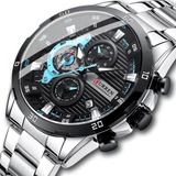 Relogio Masculino Pulseira Aco