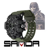Relógio Masculino Sanda 6021 Militar Shock
