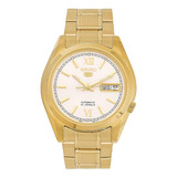 Relógio Masculino Seiko Automático Dourado Snkl58b1