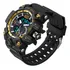 Relogio Masculino Sport Militar Shock Tatico Prova D'água Cor Da Correia Dourado / Pulseira Preto