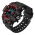 Relogio Masculino Sport Militar Shock Tatico Prova D'água Cor Da Correia Vermelho / Pulseira Preto