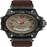 Relógio Masculino Timex T45181 Expedition Resin Combo Marrom Verde Nylon Pulseira