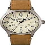 relogio masculino timex expedition pulseira couro marrom
