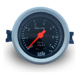 Relógio Medidor Sensor Pressão Do Óleo Manômetro 52mm Racing