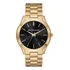 Relógio Michael Kors Feminino Performanc Mk8621 Cor Da Correia Dourado Cor Do Bisel Dourado Cor Do Fundo Preto