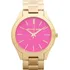 Relógio Michael Kors Mk3264 Runway Pink Original Dourado