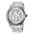 Relógio Michael Kors Mk5544 Bradshaw Logo Prata Mm 45 Cor Da Correia Prateado Cor Do Bisel Prateado Cor Do Fundo Pra