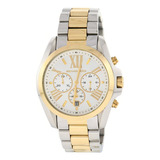 Relógio Michael Kors Mk5627 Bradshaw Misto Original Dourado Cor Da Correia Prata dourado Cor Do Fundo Prata
