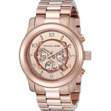 Relógio Michael Kors Mk8096 Oversized Original Rose