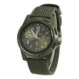 Relógio Militar Masculino Analógico Sport Swiss Army Verde
