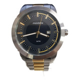 Relógio Mondaine 5atm Prateado Detalhes Dourados 94823gpmvba