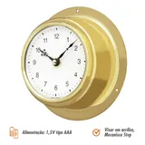 Relogio Nautico Alemao Dourado
