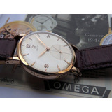 Relógio Omega 30t2rg Ouro Sólido Antigo Chronometer Rarissim