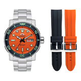 Relogio Orient Automatico Prata