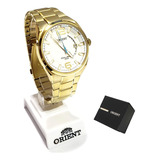 Relógio Orient Masculino Analógico Dourado Mgss1159 S2kx
