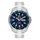 Relógio Orient Masculino Automático Fundo Azul 469ss078fd1sx